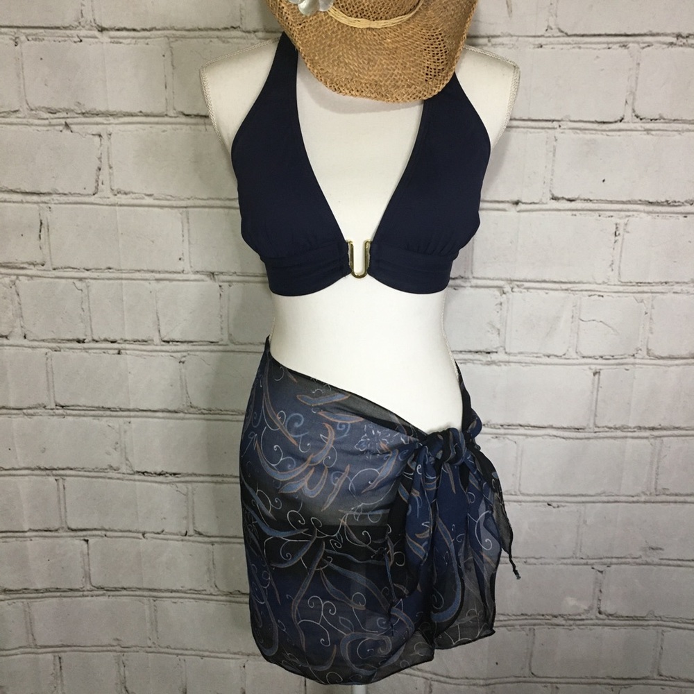 Peppermint Bay Swimsuit Coverup Wrap/Skirt